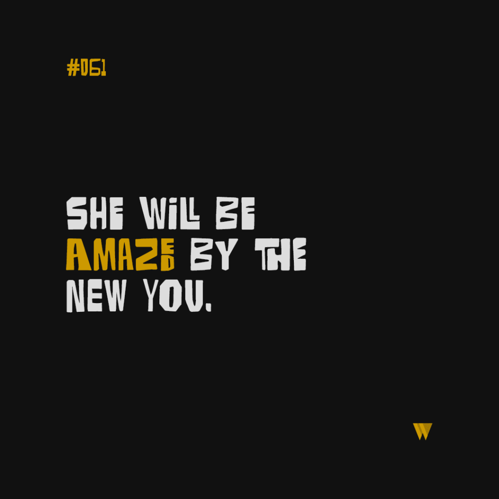 61 She Will Be Amazed