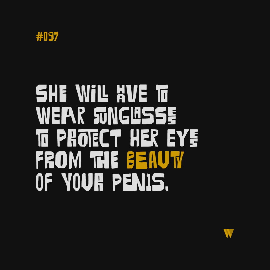97 She Will Have To
